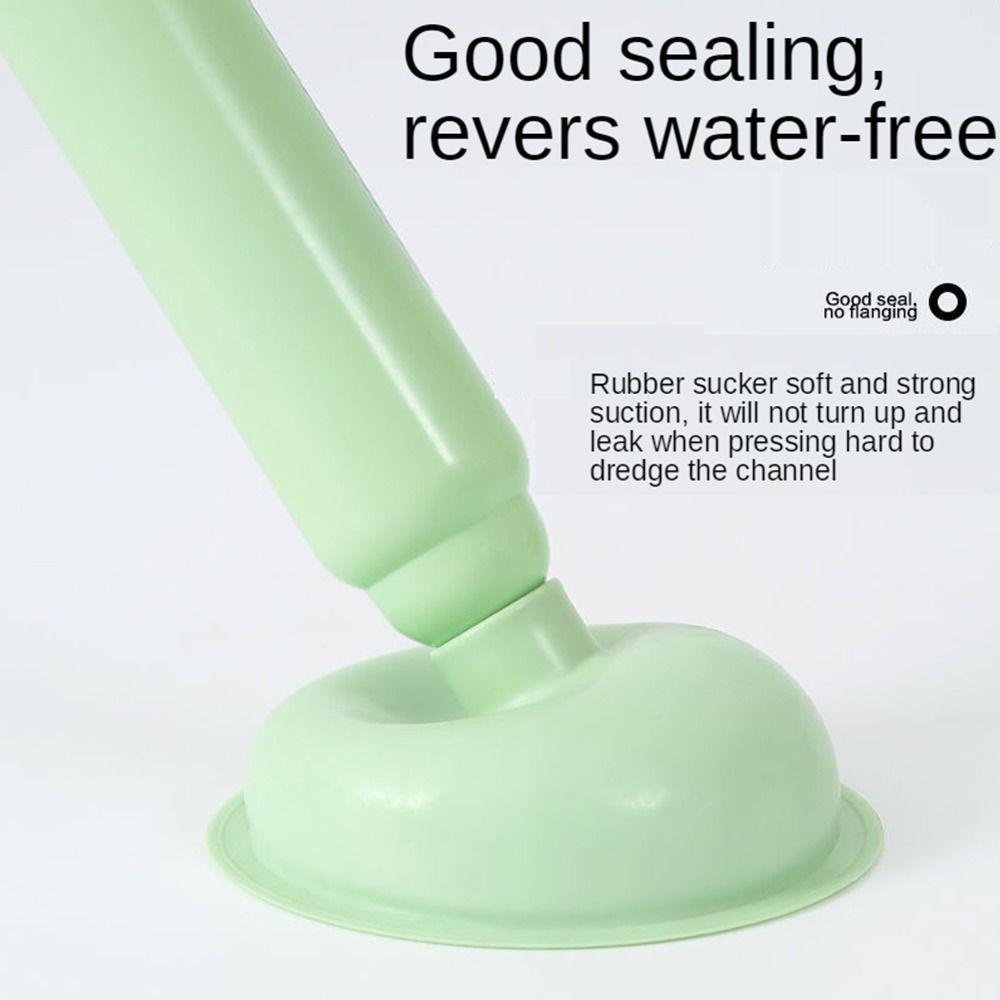 Solighter Toilet Plunger Dengan Sucker Drain Clean Supplies Anti Sumbat Pembersih Saluran Air Bathtub Shower