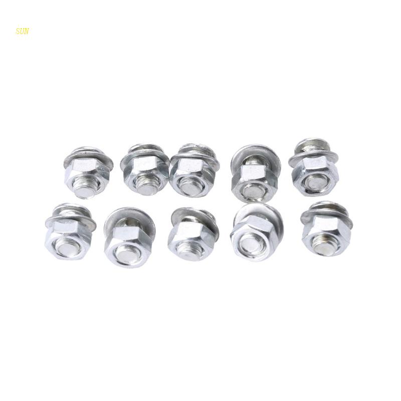 Sun 10pcs Kunci Penjepit Pengatur Kabel Rem Baut Sekrup Moped MTB Sepeda Gunung