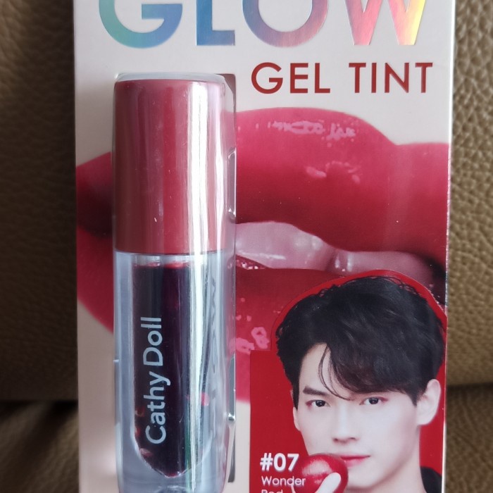 ⭐BISA COD⭐ CATHY DOLL GLOW GEL TINT X BRIGHTWIN - Shade 7