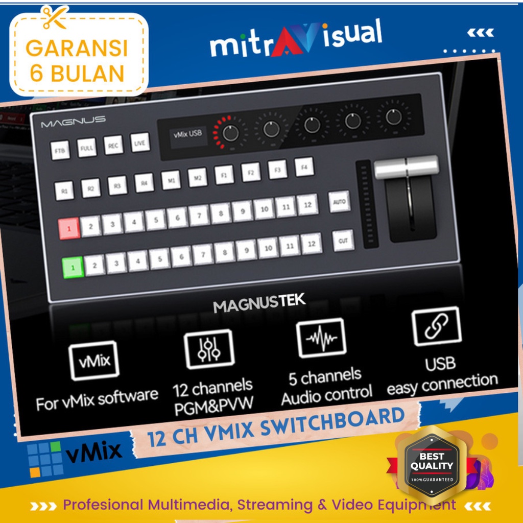 Magnus Switchboard Controller 12 Channel for VMix