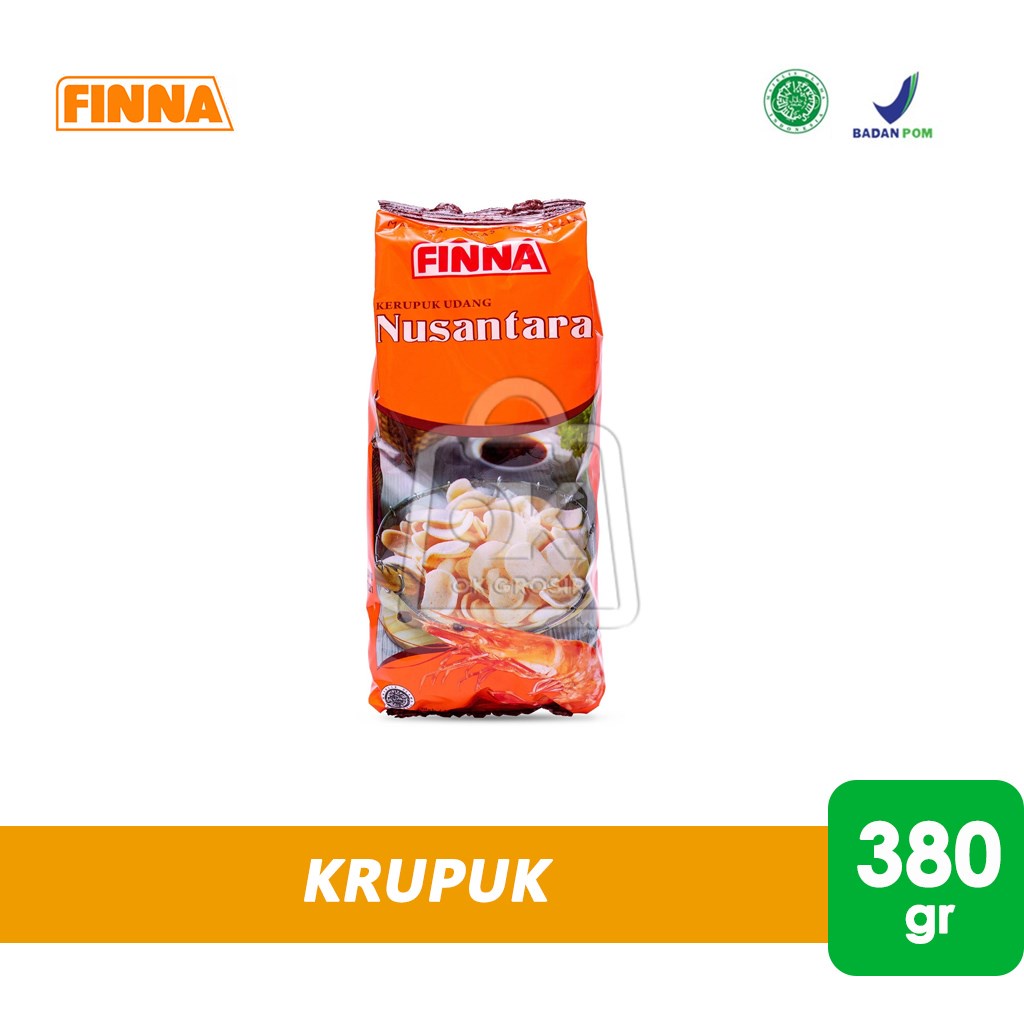 

Kerupuk Udang FINNA Nusantara / Krupuk / Prawn Cracker (380 gr)