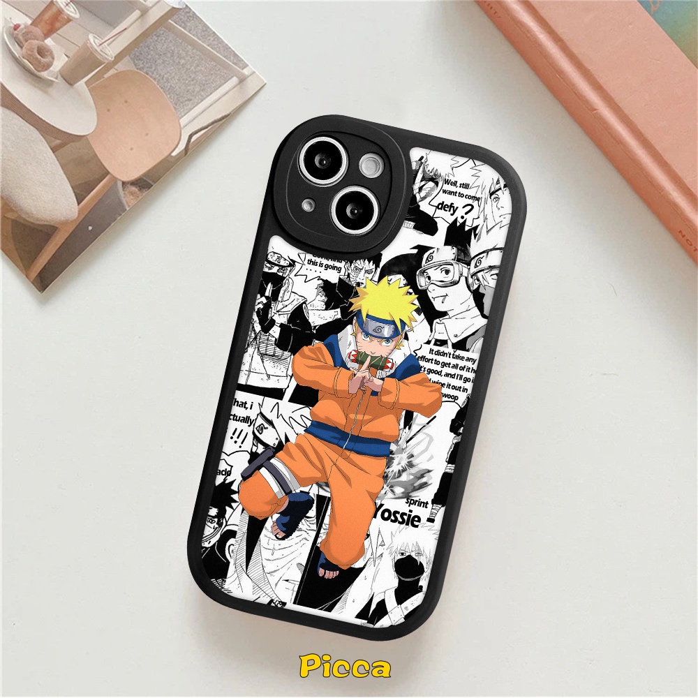 Case Oppo A15 A57 A76 A95 A78 A58 A16 A12 A17 A17K A5s A7 A9 A5 A96 A54 A74 A55 A3S A77s A16E A92 A1K A16K Reno 8T 5F 5Z 8 7 7Z 5 A31 A53 Kartun One Piece Naruto Sarung Luffy Soft Cover