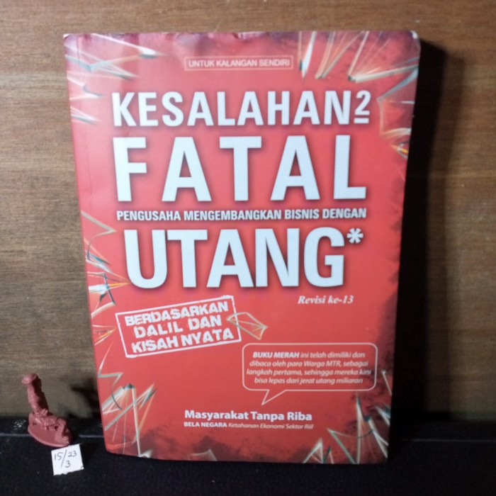 buku kesalahan fatal hutang berdasarkan dalil dan kisah nyata 190 hal