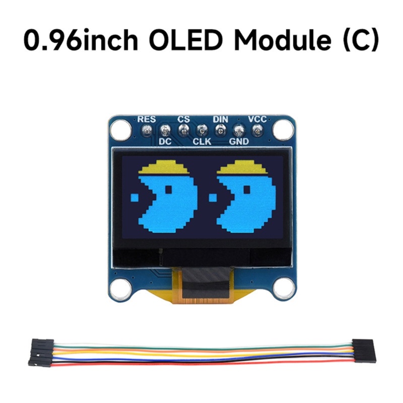 Zzz Oled0 96 Modul I2C SPI Komunikasi Komputer Display Biru Kuning +Biru Putih