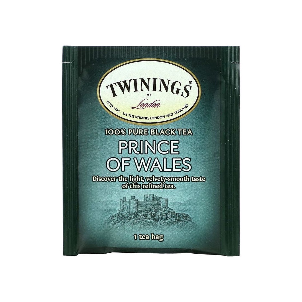 Twinings of London Prince of Wales Black Tea Smooth Taste 20s x 2g