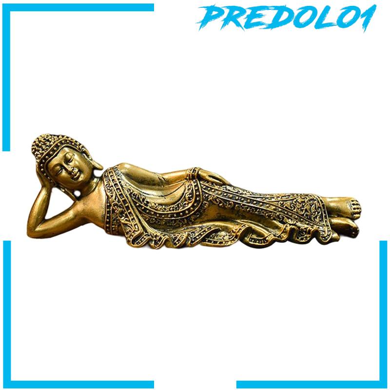 [Predolo1] Hadiah Patung Resin Patung Buddha Thailand Gaya Vintage Untuk Dekorasi Desktop