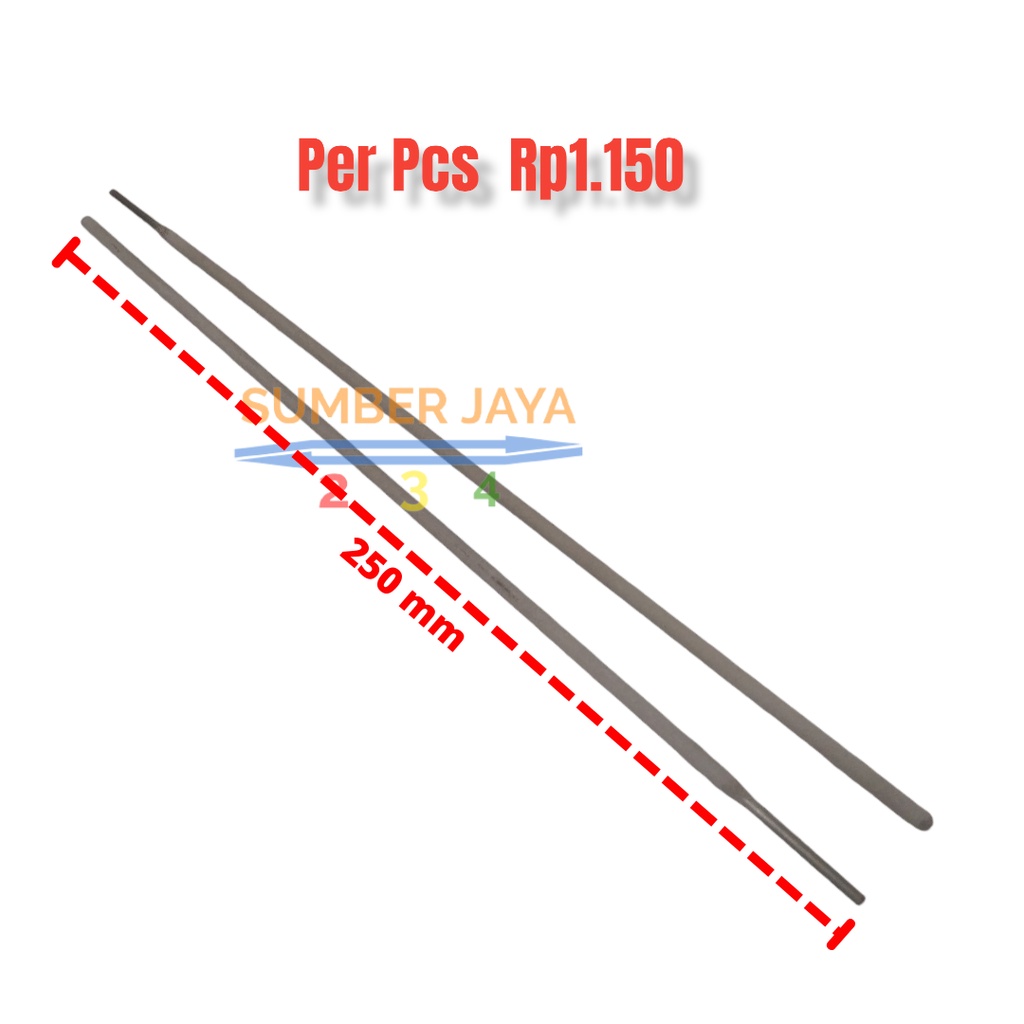 Kawat las stainless steel 3.2mm x 250mm TERMURAH