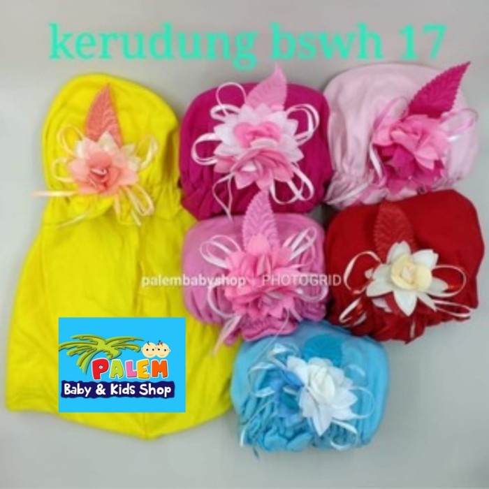 Eeru Baby Kerudung Dengan Motif Yang Menarik Untuk Si Kecil - Bswh-17
