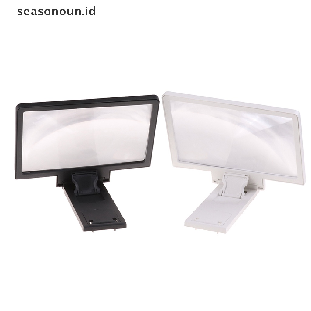 Seasonoun 1PC Penguat Layar Ponsel HD TV magnifier Braket Handphone Lipat.