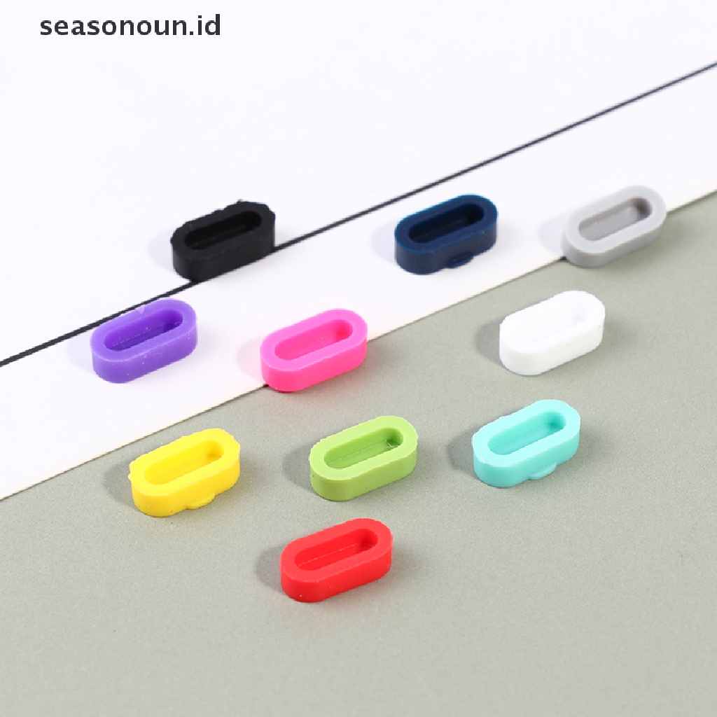 Seasonoun 10Pcs/Set Tutup Penutup Colokan Charger Untuk Jam Tangan Seri Garmin Charging Port Colokan Debu.