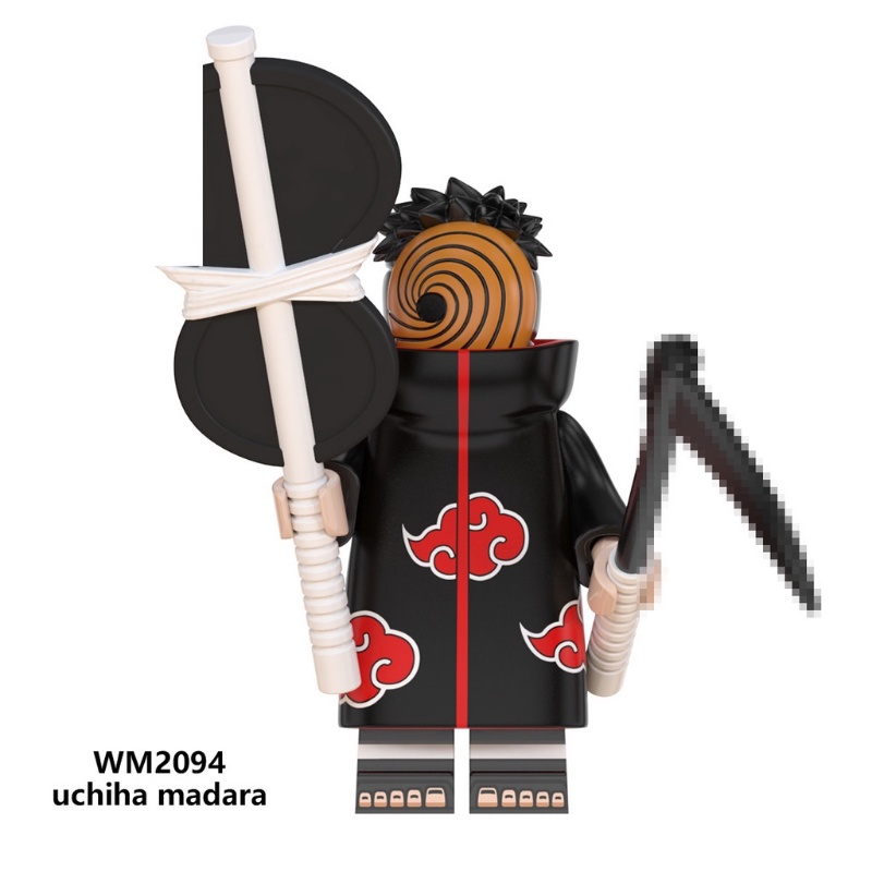 Boneka Mini Naruto Series Akatsuki Members Uchiha Itachi Payne Konan Juren Rakitan Mainan Blok Bangunan