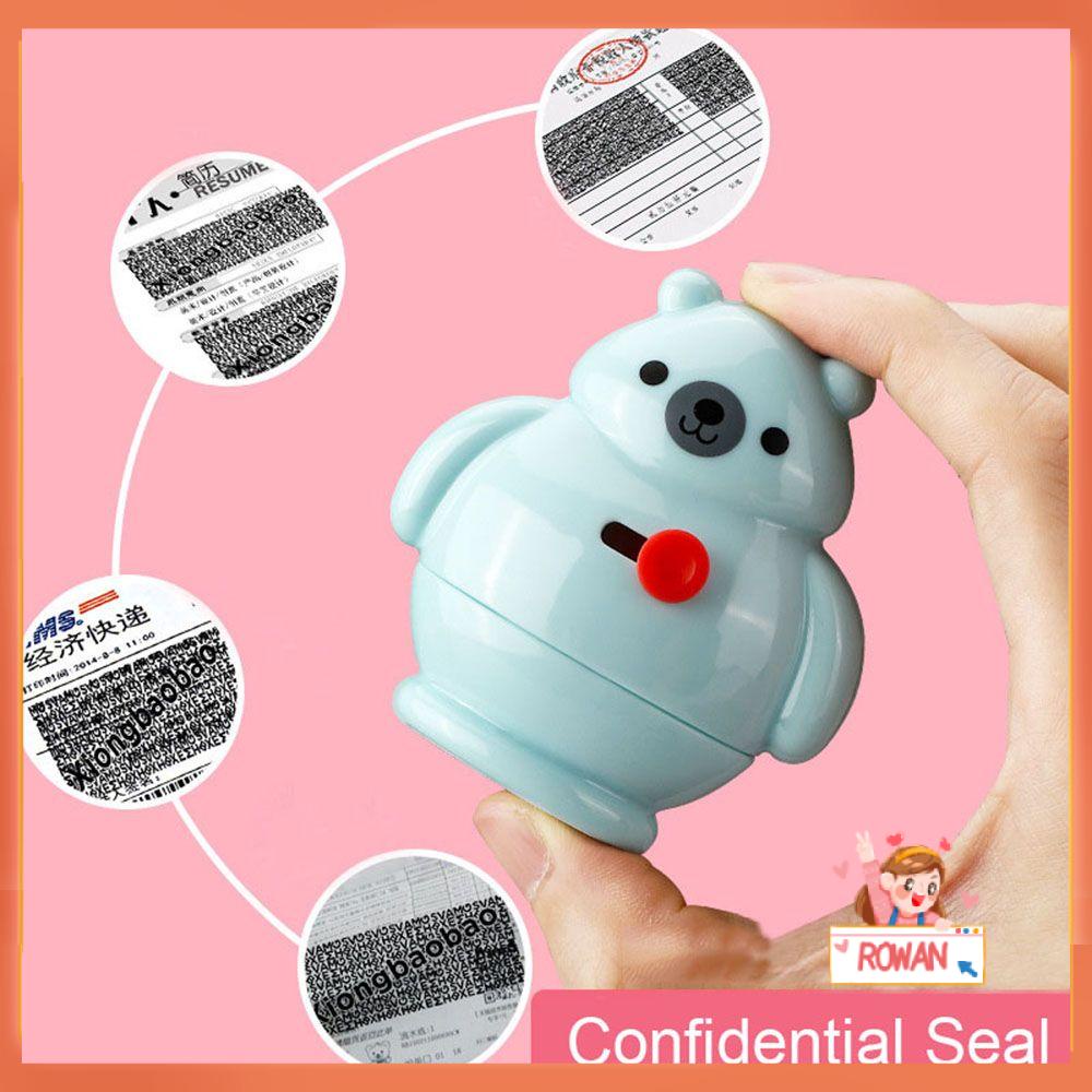 R-flower Security Stamp Multifungsi Pencurian Perlindungan Rahasia Penutup Identitas