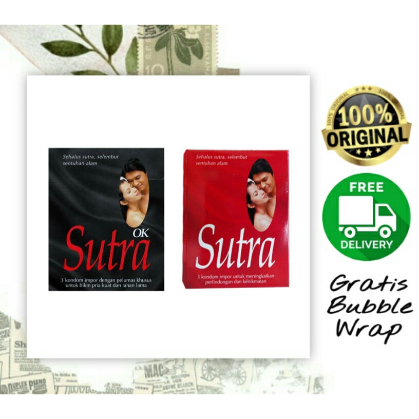 Kondom sutra Merah  / Kondom sutra Hitam / Kondom sutra Gerigi isi 3 /Kondom sutra cinta isi 3