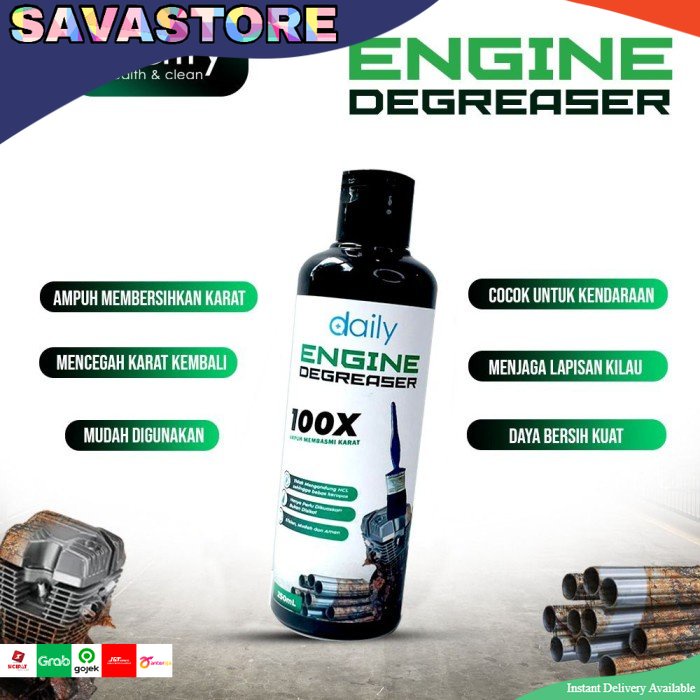 Cairan Pembersih Noda Gemuk dan Bekas Oli Daily Engine Degreaser 250 ML