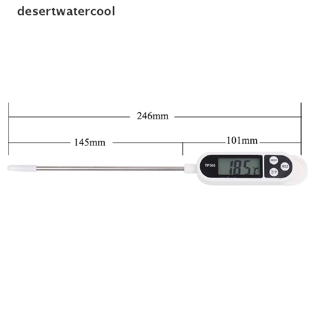 Deid Termometer Dapur Digital Untuk probe Masak Daging Air Susu bbq tools Martijn