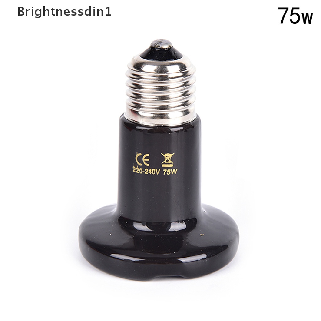 [Brightnessdin1] Menebal infrared ceramic emitter heat light bulb lamp Untuk Butik brooder Hewan Peliharaan Reptil