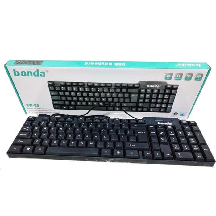 Banda Keyboard USB Standard Kabel BW-08