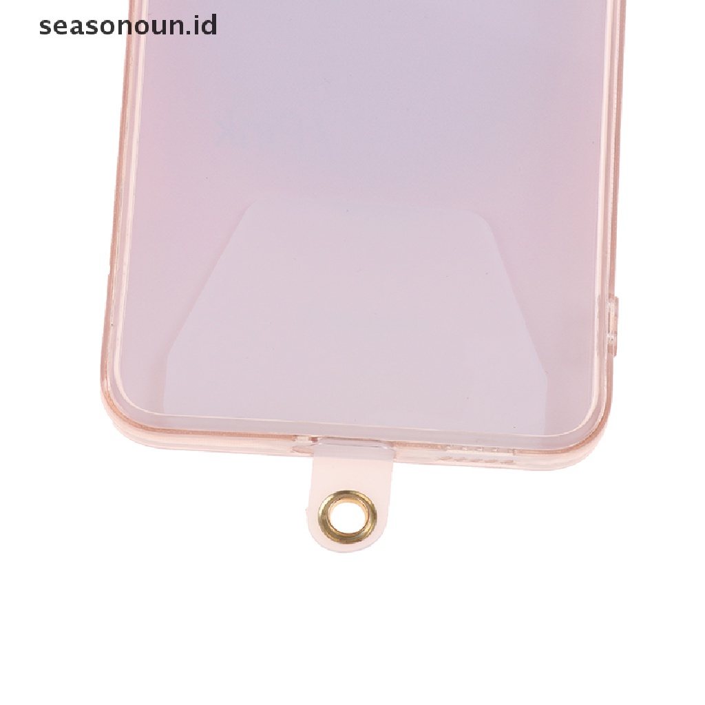 Seasonoun 10pcs Universal Ponsel Lanyard Gantung Loop Tether Tabs Untuk Phones Case.