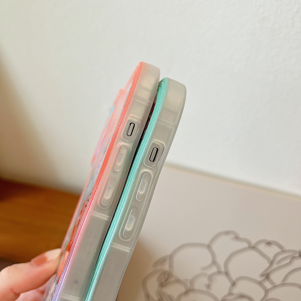 Redmi Note 11S 11 Pro Redmi 10C 10A 9A Note10 5G Note 10S 9C 9T Note9 Note8 Poco X3 Pro NFC M3 Pro Fresh Flowers Dan Green Plants Curved Edge TPU Phone Case Binteacase