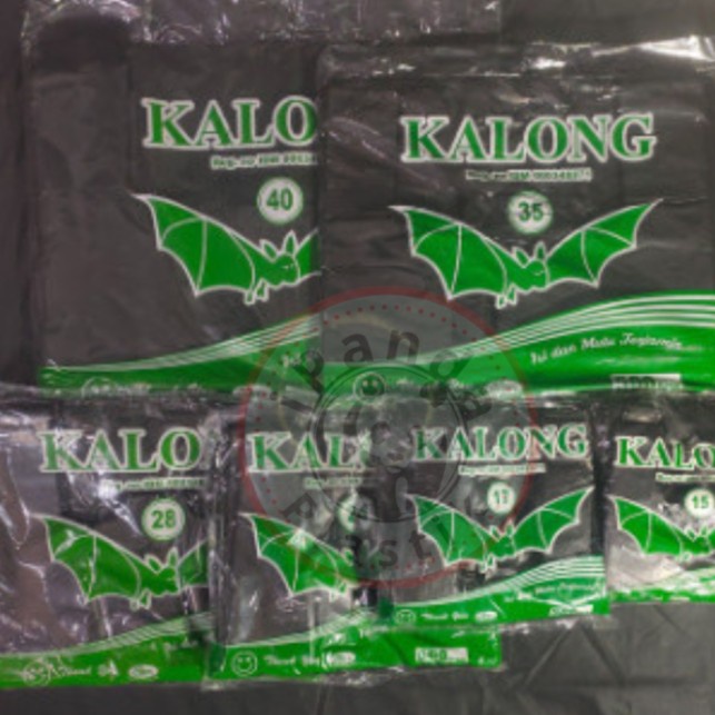 kantong Kresek Tebal Hitam Kalong Hijau All Size kantong plastik - 17