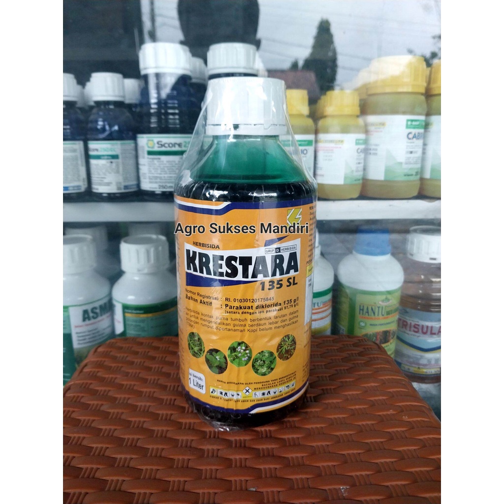 Krestara 1 liter/Krestara 135SL 1 liter/Herbisida Krestara 135SL 1 liter/Obat Rumput Krestara/Obat P