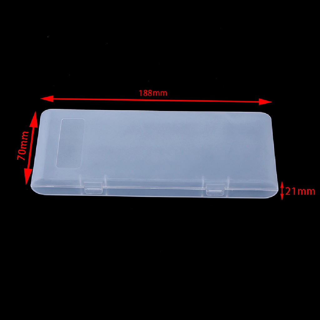 Prt 10x18650 Tempat Penyimpanan case box organizer holder Putih Untuk 18650baterai PRT