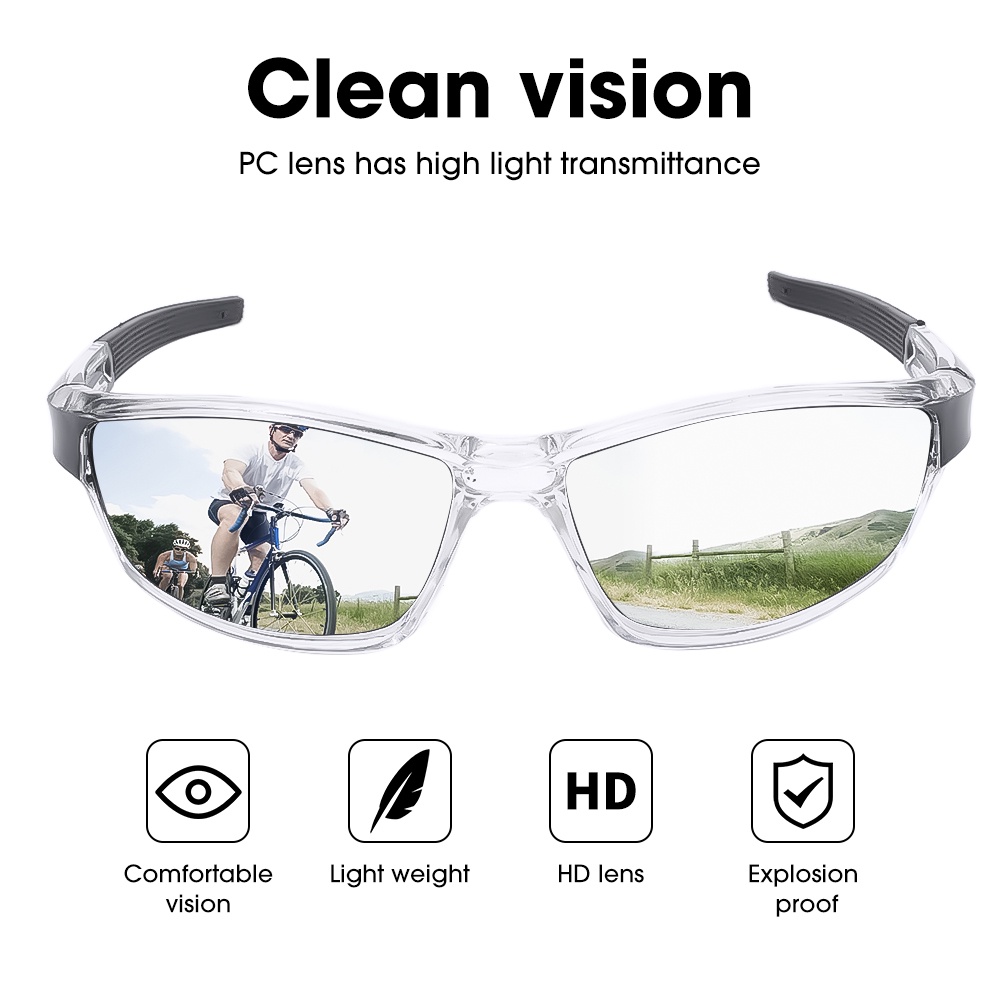 Outdoor Riding Polarized Glasses Pilot Helm Kacamata Olahraga Naik Pelindung Mata Perlindungan UV Sunglasses Safety Moto Windproof Sand Goggle Untuk Moto Scooter ATV Dirt Biker