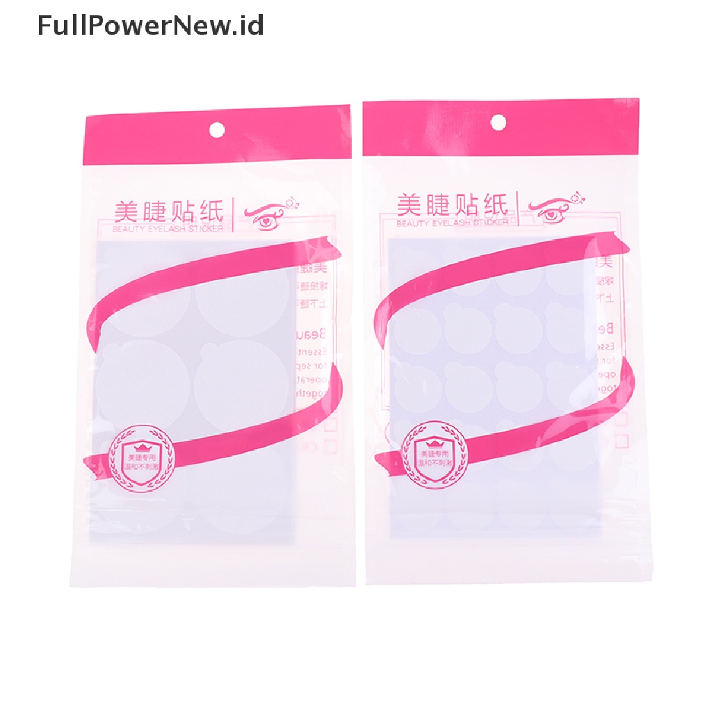 Power 60/100Pcs Eyelash Extension Tempat Lem Foil Palet Lem Kertas Patch Sticker ID