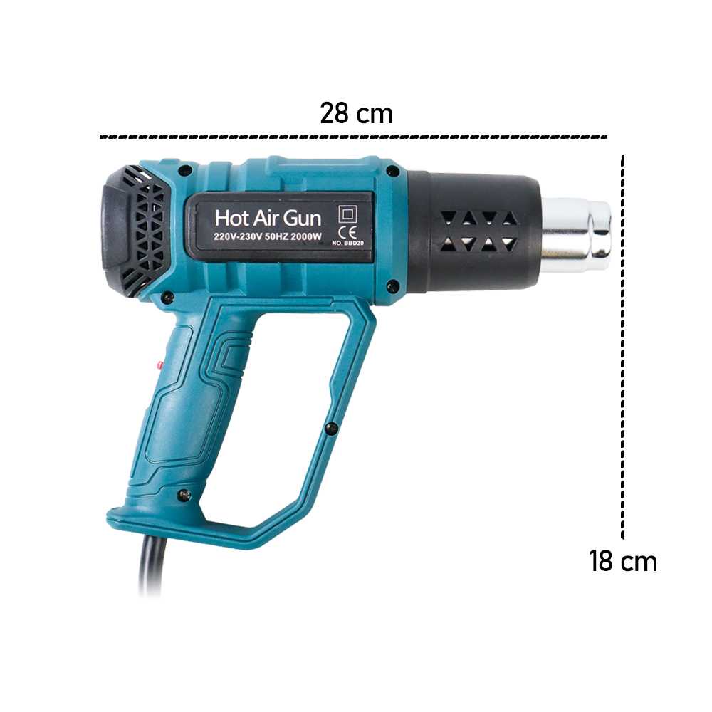 Mythtiger Heat Gun Air Dryer for soldering Thermal 220V - MT22 ( Mughnii )