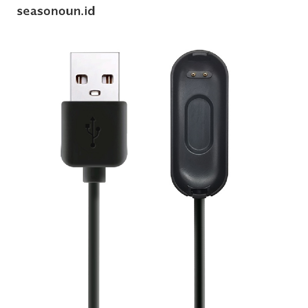 Seasonoun Kabel Cas Jam Tangan USB Data Line Desktop Charger Untuk M2 M3 M4 M5 M6 Gelang Pengganti Adaptor Kabel Cas.