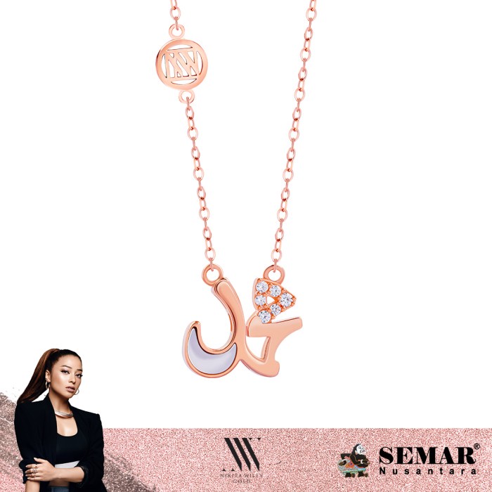 Nikita Willy Gold Kalung Emas Mahabbah Muhammad 17K Semar Nusantara