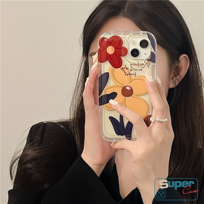 Case Bunga Lukisan Cat Minyak Musim Semi Untuk Realme C53 C25s C55 C15 C35 C12 C21Y C25 C11 C30 C30S C17 C25Y 9I 7I 6i 5 5i 5s 2021 C33 C20 C11 C3 C1 C2 C20 Lembut TPU Airbag Shockproof Cover