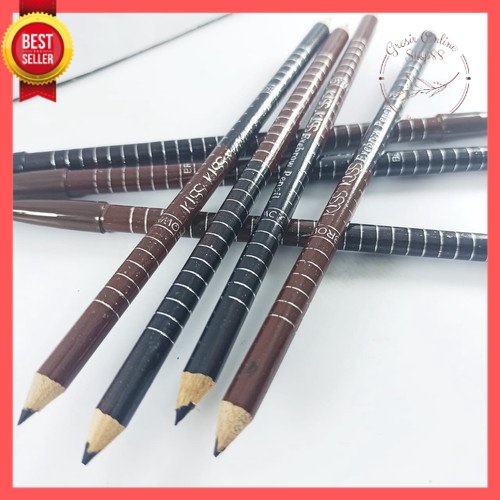 GOS -D413- Pensil Alis 2in1 - 2 in 1 Eyebrow Beauty Brown Black - Pensil Alis