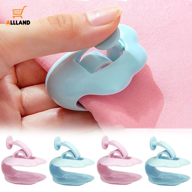 2pcs/set Klip Fixer Penutup Selimut Berbentuk Awan/Quilt Traceless Non-Slip Buckle/Pengaman Pengencang Sprei Tanpa Jarum