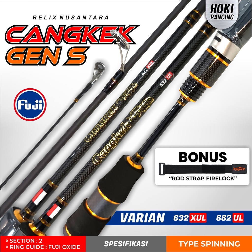RELIX NUSANTARA CANGKEK Joran Pancing / ROD 762 UL GEN S 682 UL BC 632 XUL & JAGERO 802 UL & MONSTER