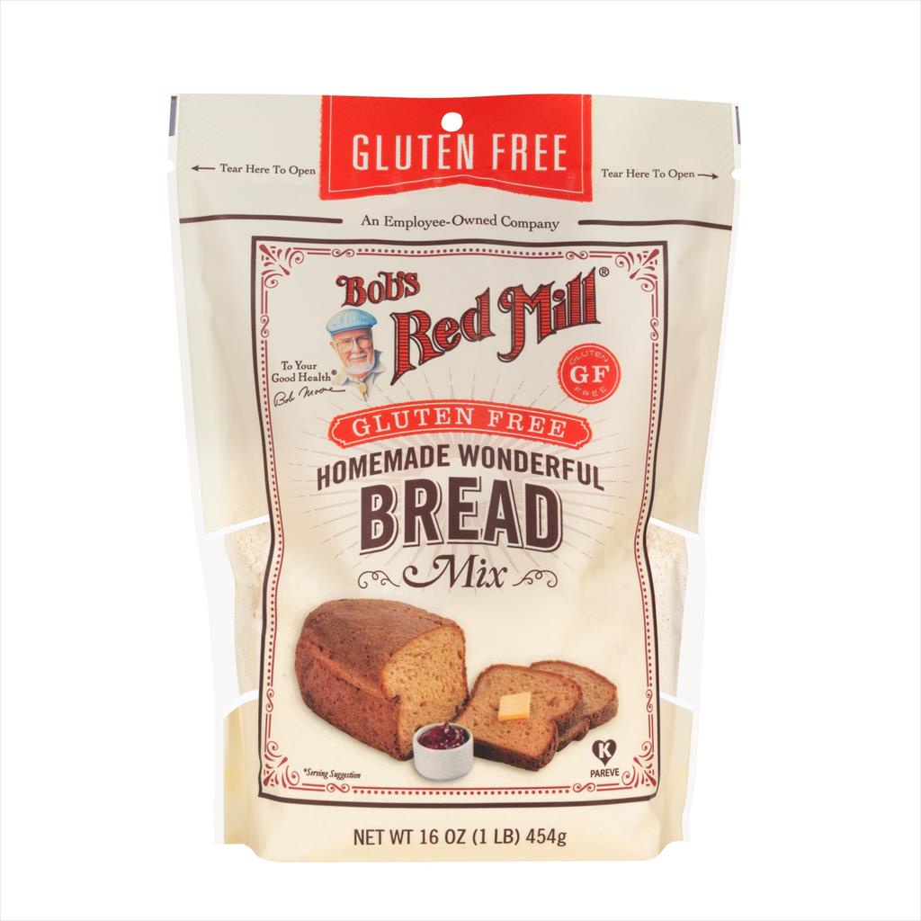 

Homemade Wonderful BREAD MIX Gluten Free 454g - Bobs Red Mill / BRM