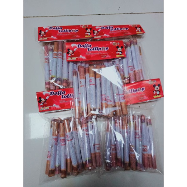 

permen lollipop isi 20 pcs rasa coklat by daffa lollipop pabrik permen malang