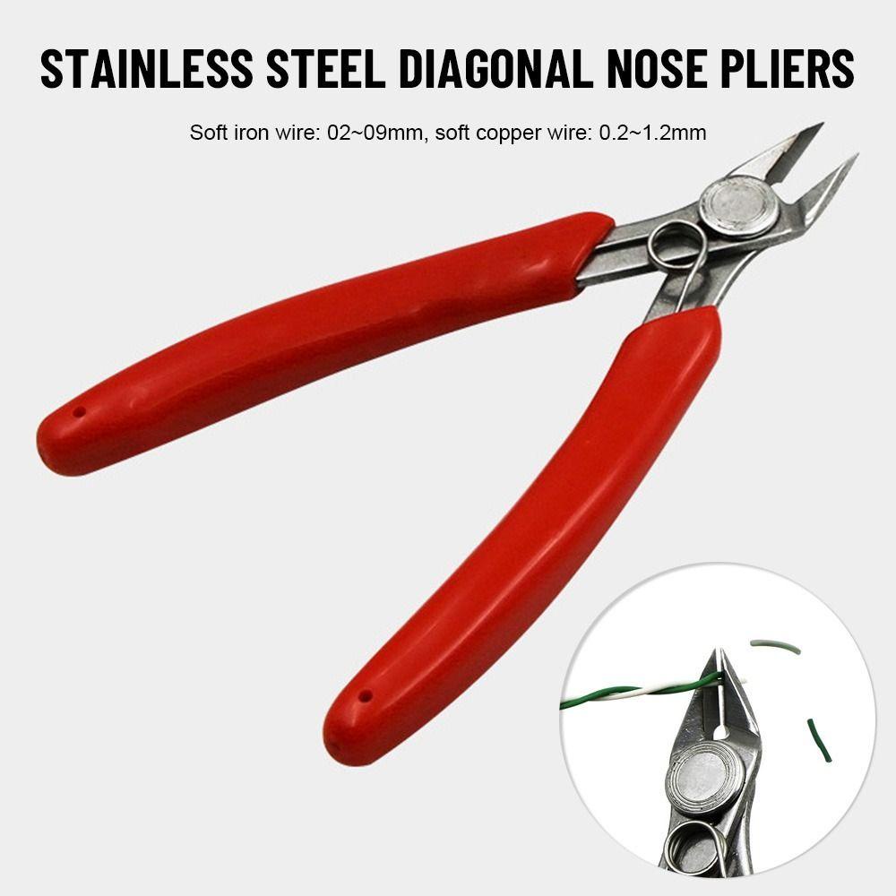 Wonder Pemotong Kabel Kawat Listrik Cutting Side Snips Stainless Steel Hand Tools Diagonal Tang