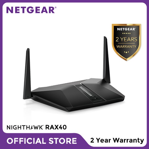 Netgear RAX40 Nighthawk Smart WiFi Router AX4 4 Stream WiFi 6 M