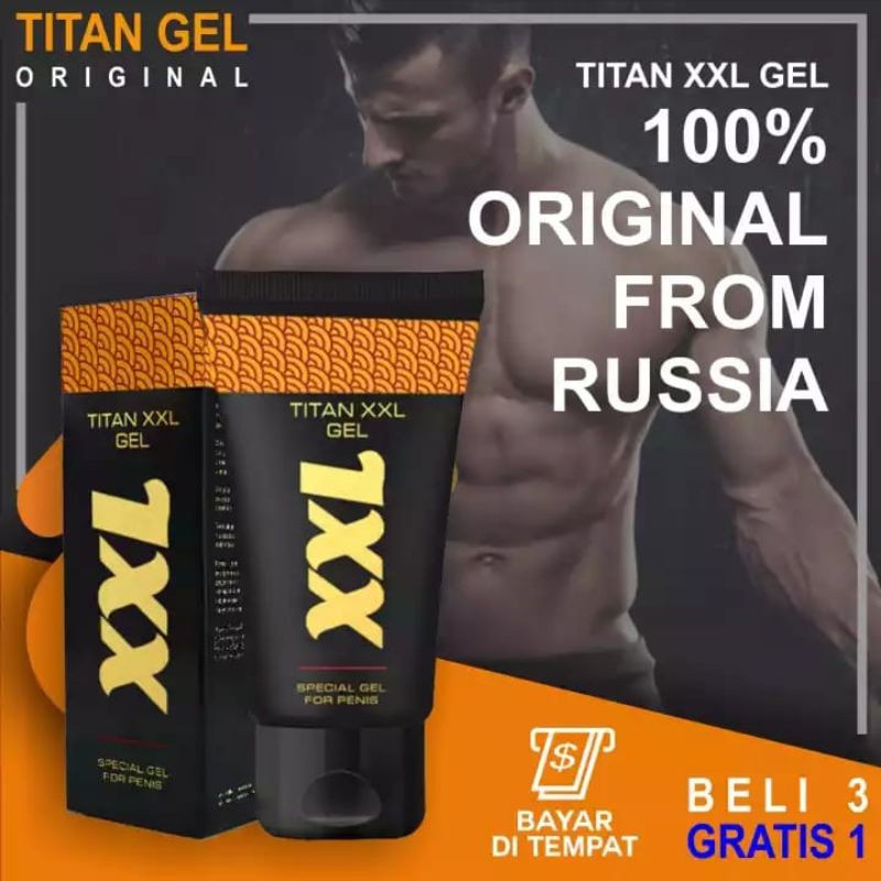 Titan Gel Xxl Terbaru Pembesar Klamin Pria Bpom Bergaransi - Asli 100% Original
