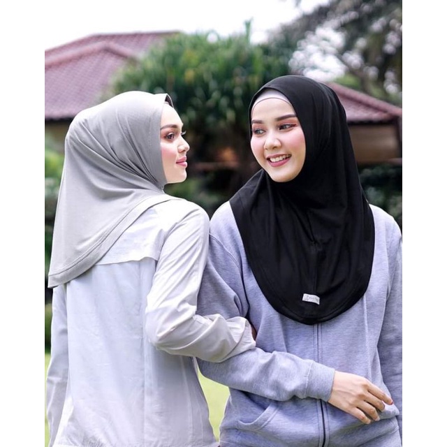 HIJAB VOLY INSTAN SPORT / KERUDUNG SIMPLE OUTFIT OLAHRAGA SOLO FASHION