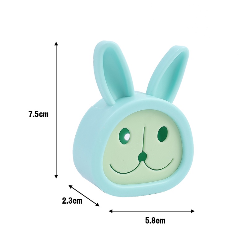 Cute Rabbit Towel Holder Sucker/Lap Kain Lap Hook/Rak Gantungan Penyimpanan Bebas Pukulan Organizer Kamar Mandi