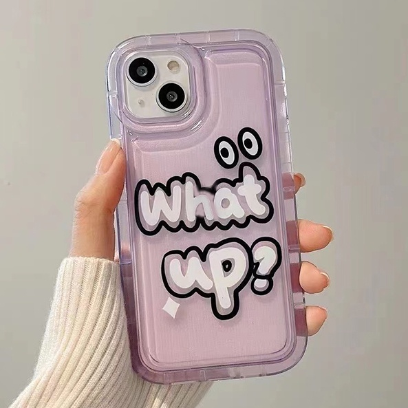 IPHONE Casing Ponsel Lembut Emote Lucu Kompatibel Untuk Iphone14 11 13 12 Pro XS Max X XR 78 Plus Casing Transparan TPU Silikon Shockproof Cover