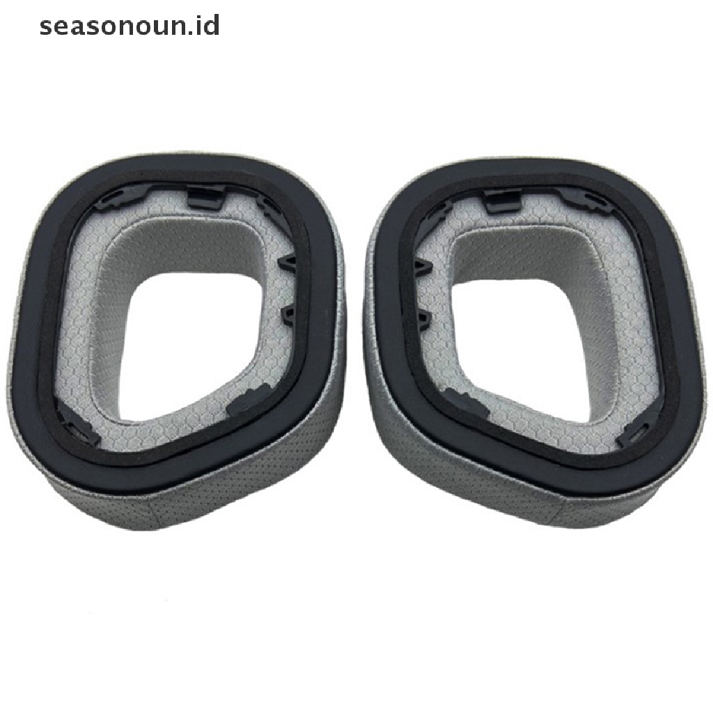 Seasonoun Ear Pads Untuk CORSAIR HS80 RGB Headphone Busa Lembut Cushion Cover High Quality Earpads 2.28.