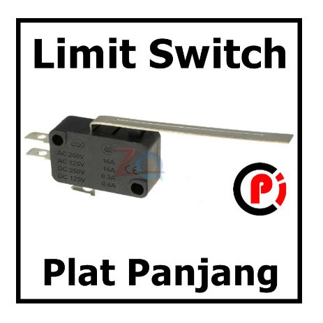 Micro Limit Switch Saklar Sensor Plus Tuas Roda DLL