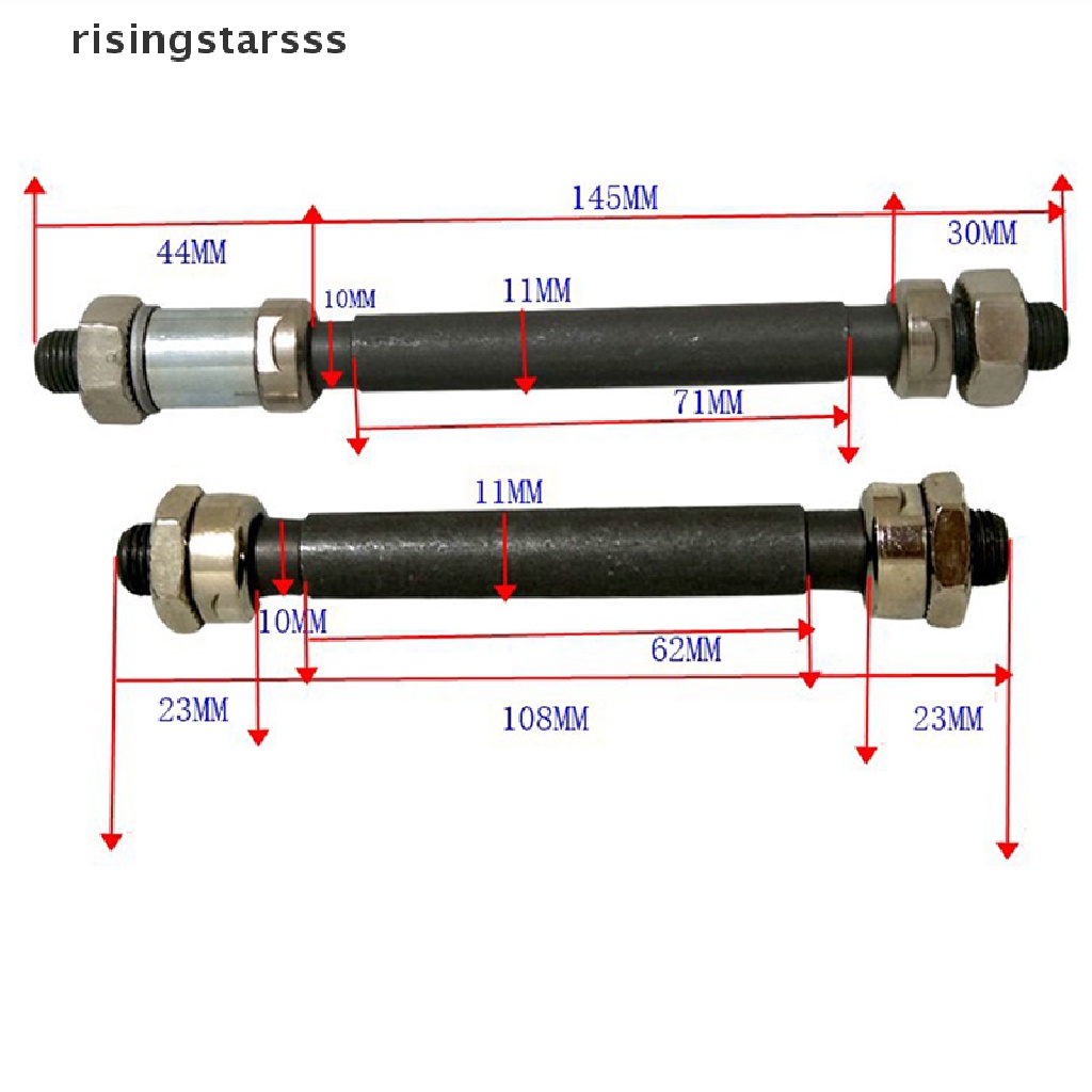 Rsid Span-new MTB Mountain Bike Sepeda Quick Release Depan Belakang As Berongga Hub Shaft Lever Jelly