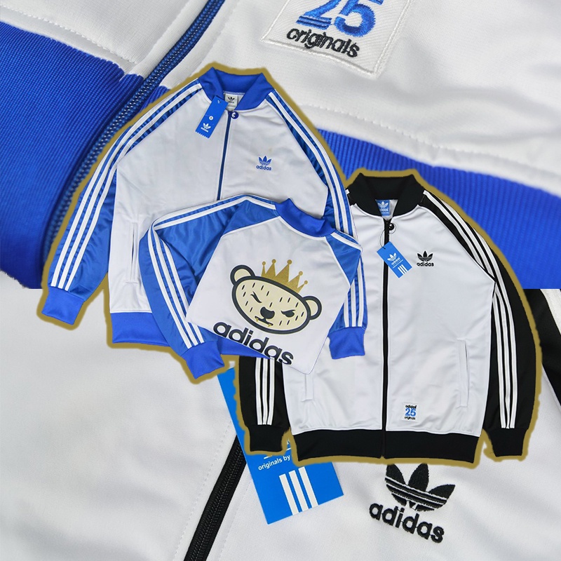 JAKET TRACKTOP ADIDAS SUPERSTAR X NIGO BEAR Full Tag & Label UNISEX Terlaris