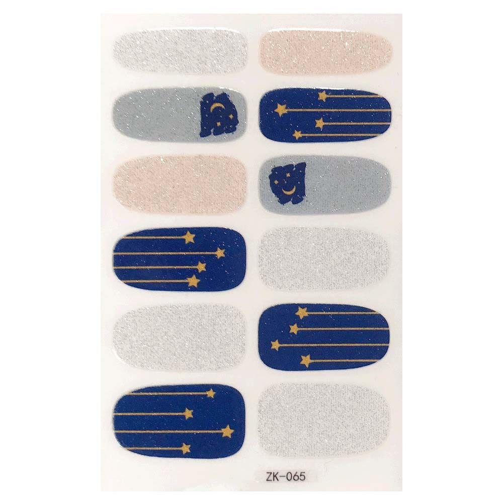 AUGUSTINA Agustina Bunga Stiker Kuku Wanita Full Cover Nail Tips Daun Daisy Nail Art Dekorasi