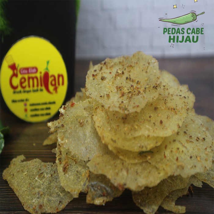 

Terlaris ✨ -keripik kaca 1kg - Pedas- 2.2.23