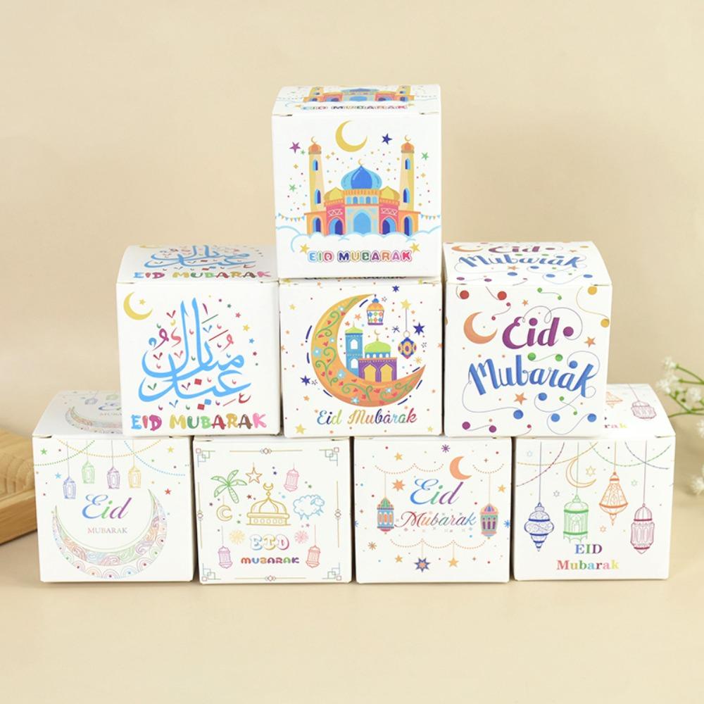 Lanfy Candy Box Bulan Bintang Eid Mubarak Ramadan Kotak Kemasan